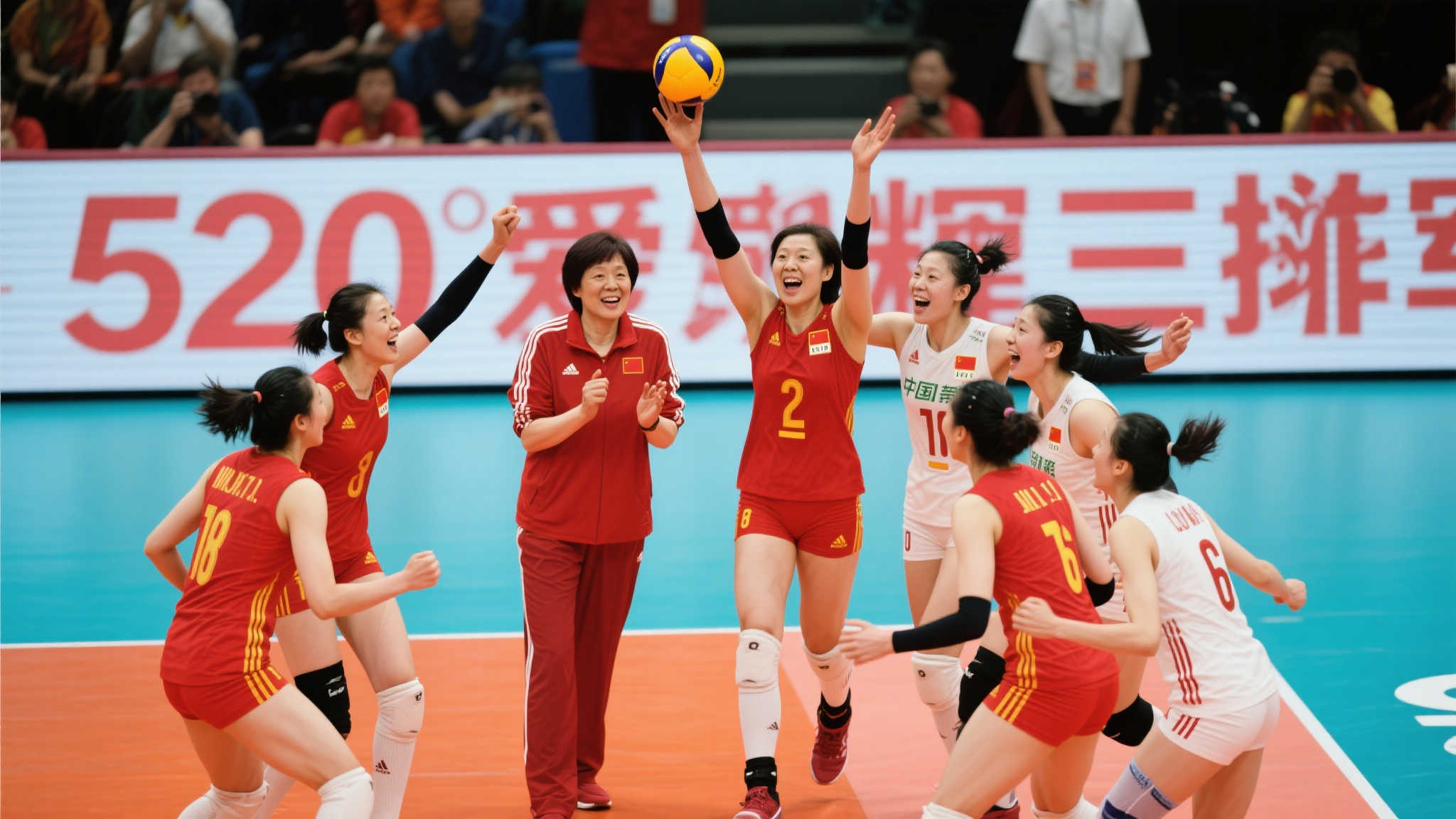 郎平带领中国女排成就三连冠,520献礼女排拼搏精神